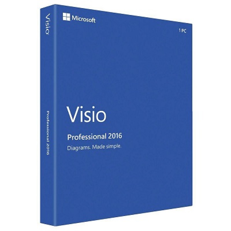 Bảng giá Phần mềm Microsoft Visio 2016 Phong Vũ
