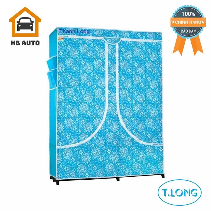 [FreeshipMAX] Tủ Vải Thanh Long 03- TVAI03 có 2 buồng (118x46x158 cm)