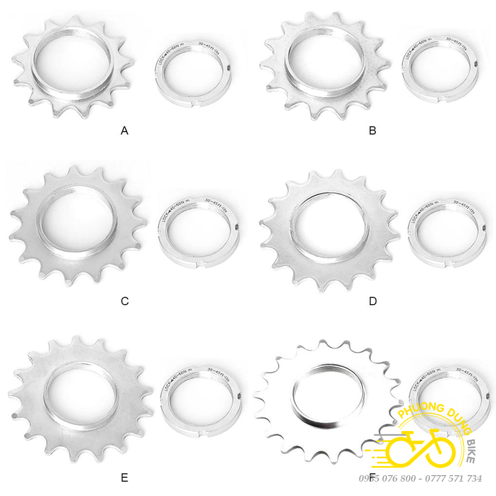 Líp xe đạp không phanh Fixed Gear - Líp cố định xe đạp