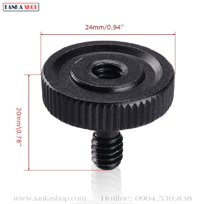 Ốc nối dài 1/4 inch gắn khung máy ảnh