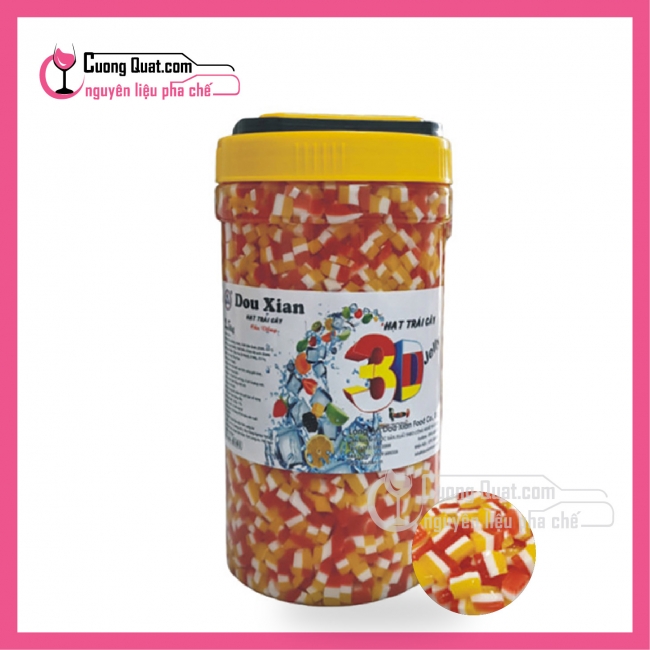 [[Hỏa tốc HCM] Thạch Douxian 2.5KG Nhiều Loại - Thạch Trái Cây Đa Hương Vị
