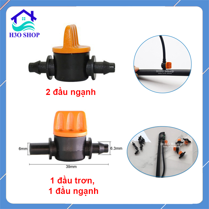 Van khởi thủy, van khóa ống 6mm (van sino chỉnh áp béc tưới)