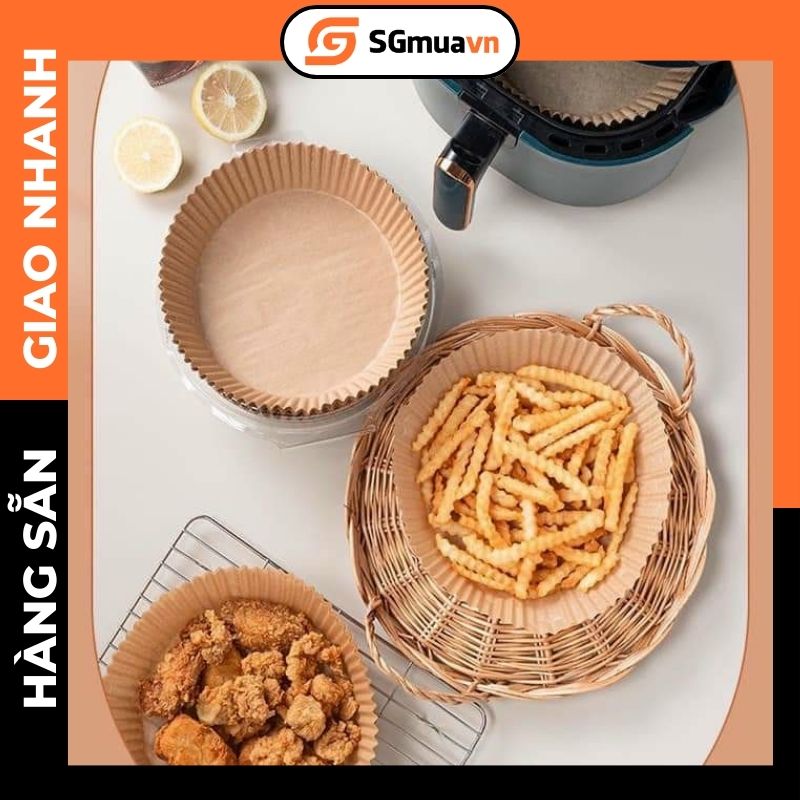 Combo 150 Giấy nến lót nồi chiên không dầu