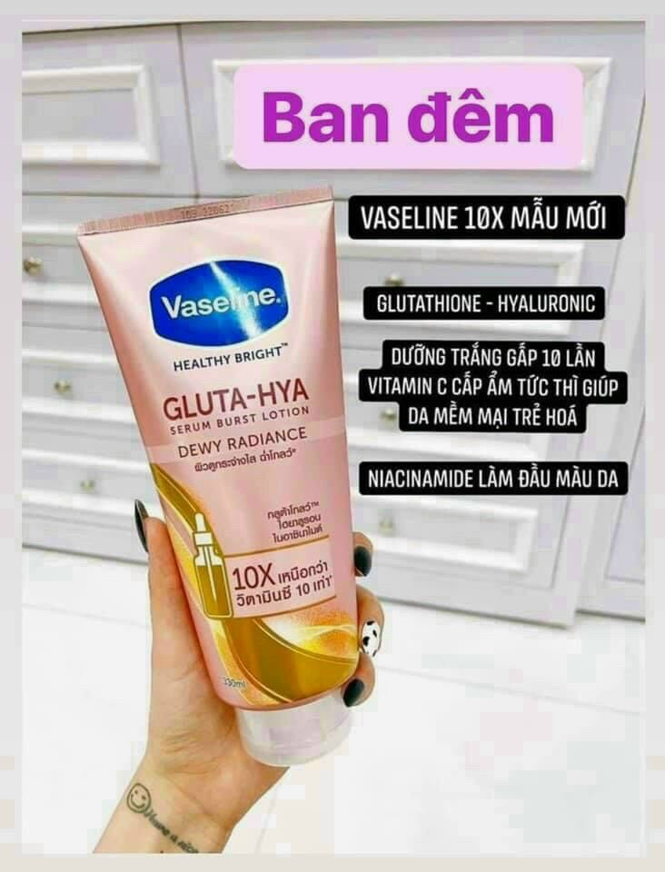Sữa Dưỡng Thể Vaseline Healthy Bright Gluta Hya 300ml Thái Lan