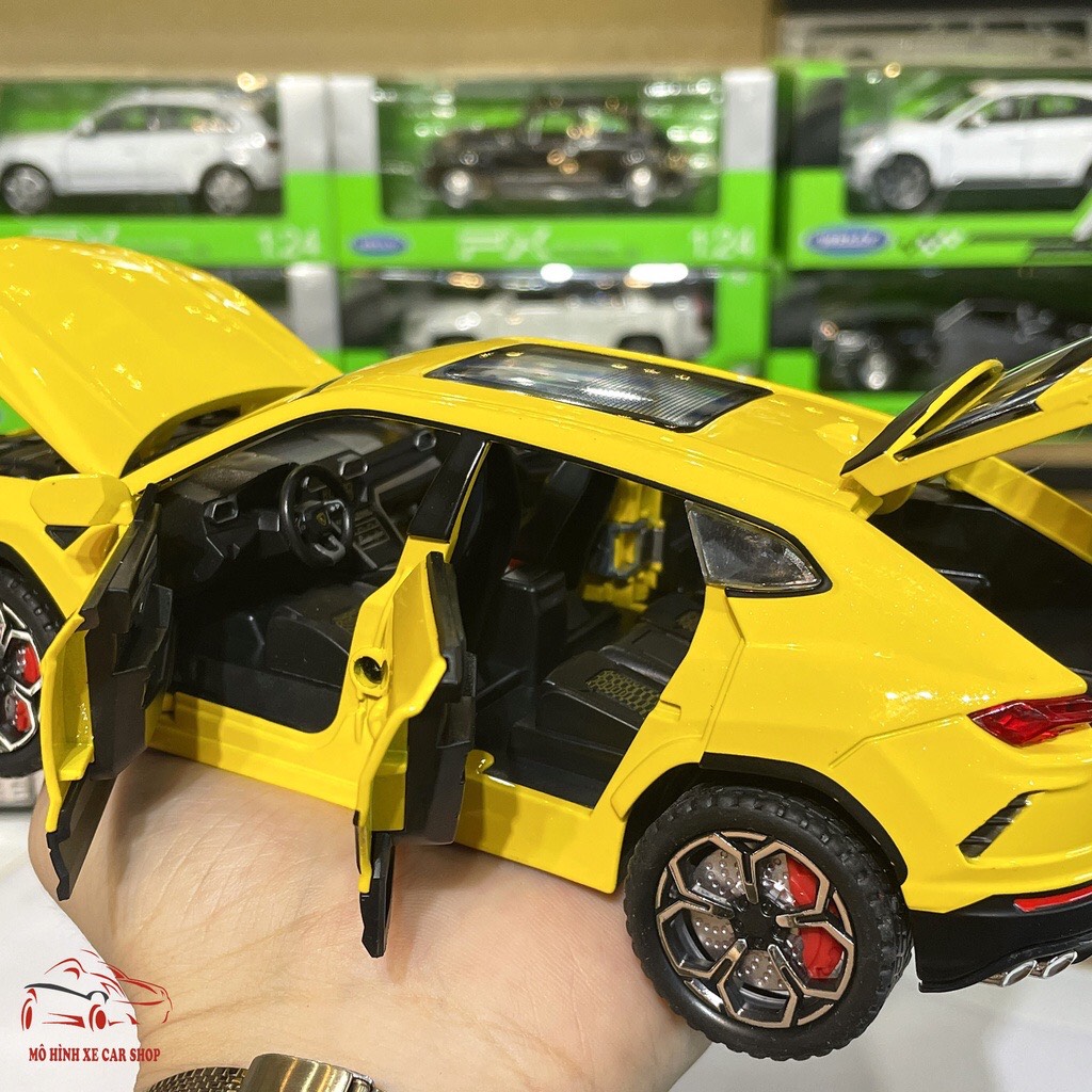 Mô hình xe sắt Lamborghini Urus tỉ lệ 1:24 hãng CHEZI 3 MÀU