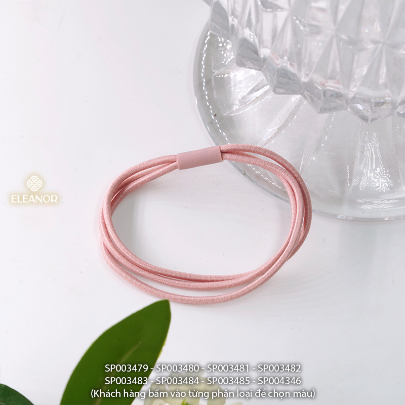 Dây buộc tóc nữ Eleanor Accessories dây cột tóc thun basic phụ kiện tóc 3479