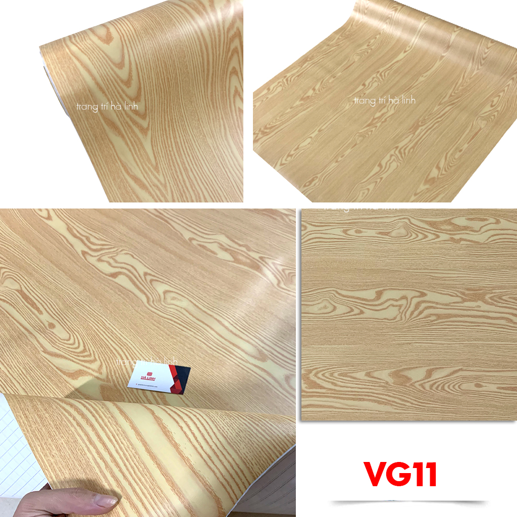 Giấy decal dán tường giả vân gỗ dán bàn tủ chống nước khổ 1.2m sẵn keo đẹp giá rẻ