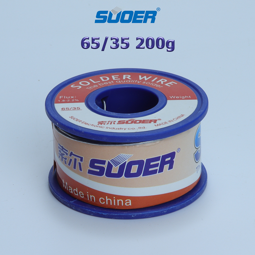 Thiếc hàn cao cấp SUOER 60/40 65/35 nhẹ lửa độ bóng cao