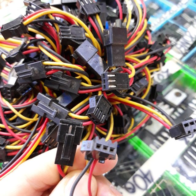 10 bộ rắc 3 chân đực cái