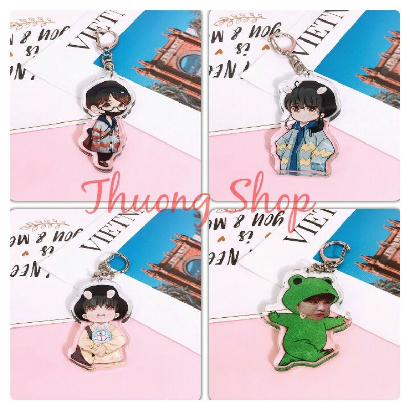 [ Móc Khoá ] Chibi Tiêu Chiến, Vương Bác ( 20 Mẫu).