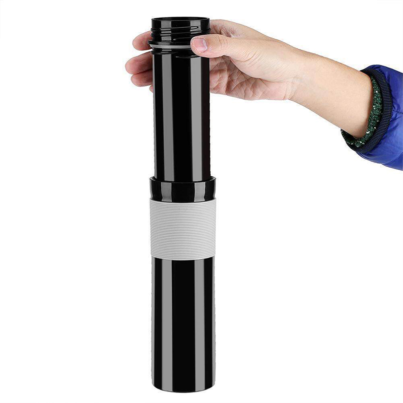 300ml Máy ép cà phê cầm tay Bình pha trà Máy pha cà phê Nước uống cho Du lịch (Đen)