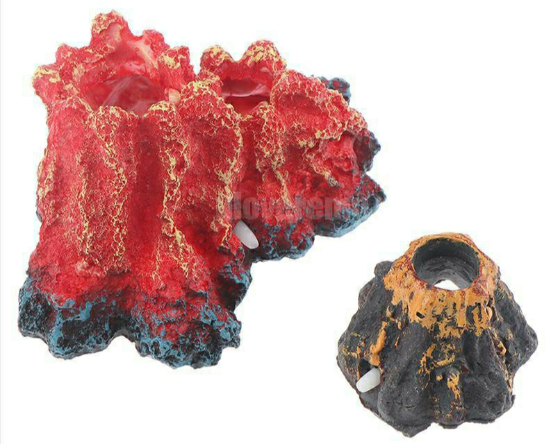 [HCM]Mô hình núi lửa sủi oxi cho bể cá.