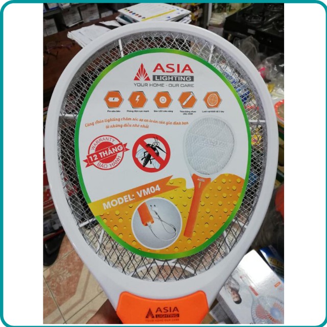 [An toàn] Vợt Muỗi ASIA VM04 Cao Cấp
