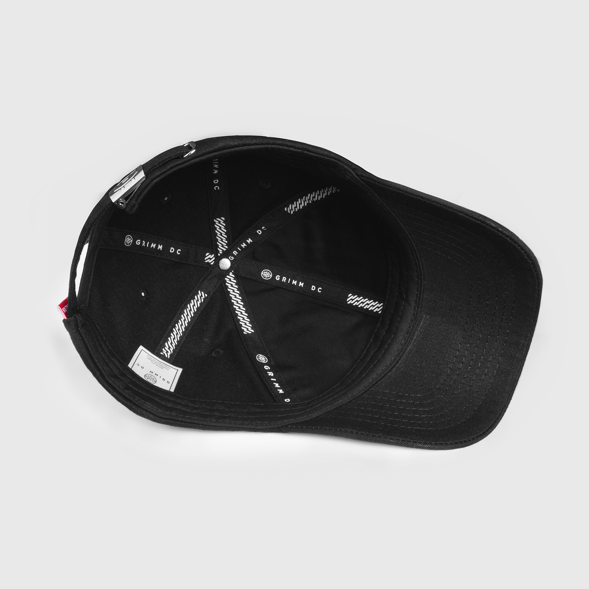 Grimm DC Nón Blank Cap // Black (form cứng)