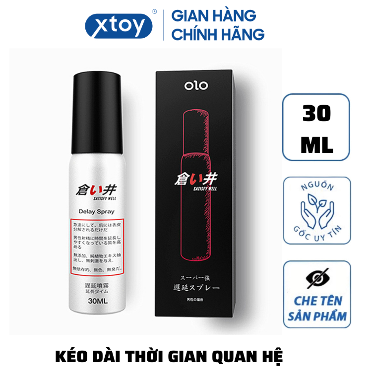 Gel bôi trơn OLOL Satisfy Well chống xuất tinh sớm, kéo dài thời gian quan hệ 5ml