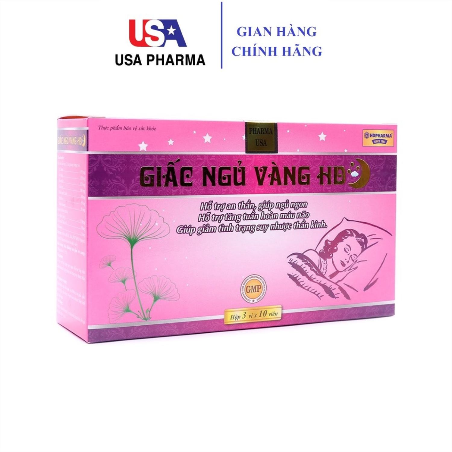 Viên uống ngủ ngon thảo dượ giảm stress mất ngủ, dưỡng tâm an thần
