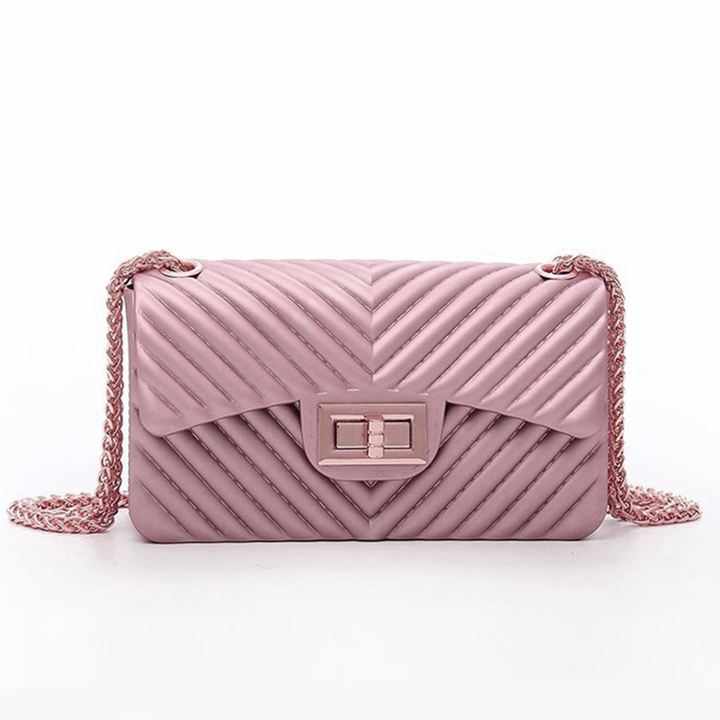 Túi xách nữ silicon lụa phong cách Hàn Quốc size 22cm