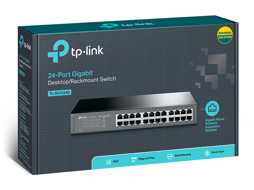Switch tp-link tl sg1024d 24-port gigabit