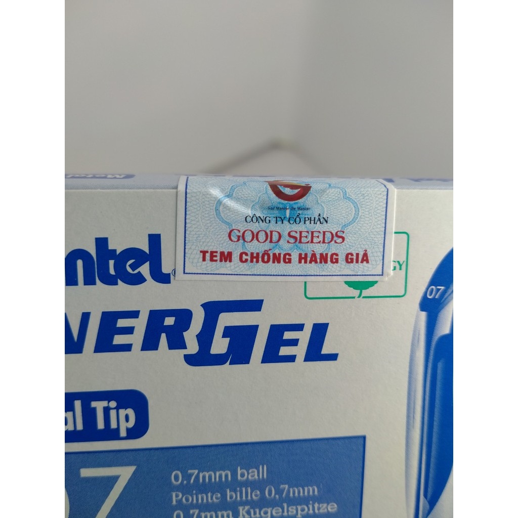 ♧☈ Bút mực gel Pentel energel nét 0.5 0.7 1.0mm màu mực Xanh/ Đỏ/ Đen. Ruột thay thế cho bút- Chính Hãng