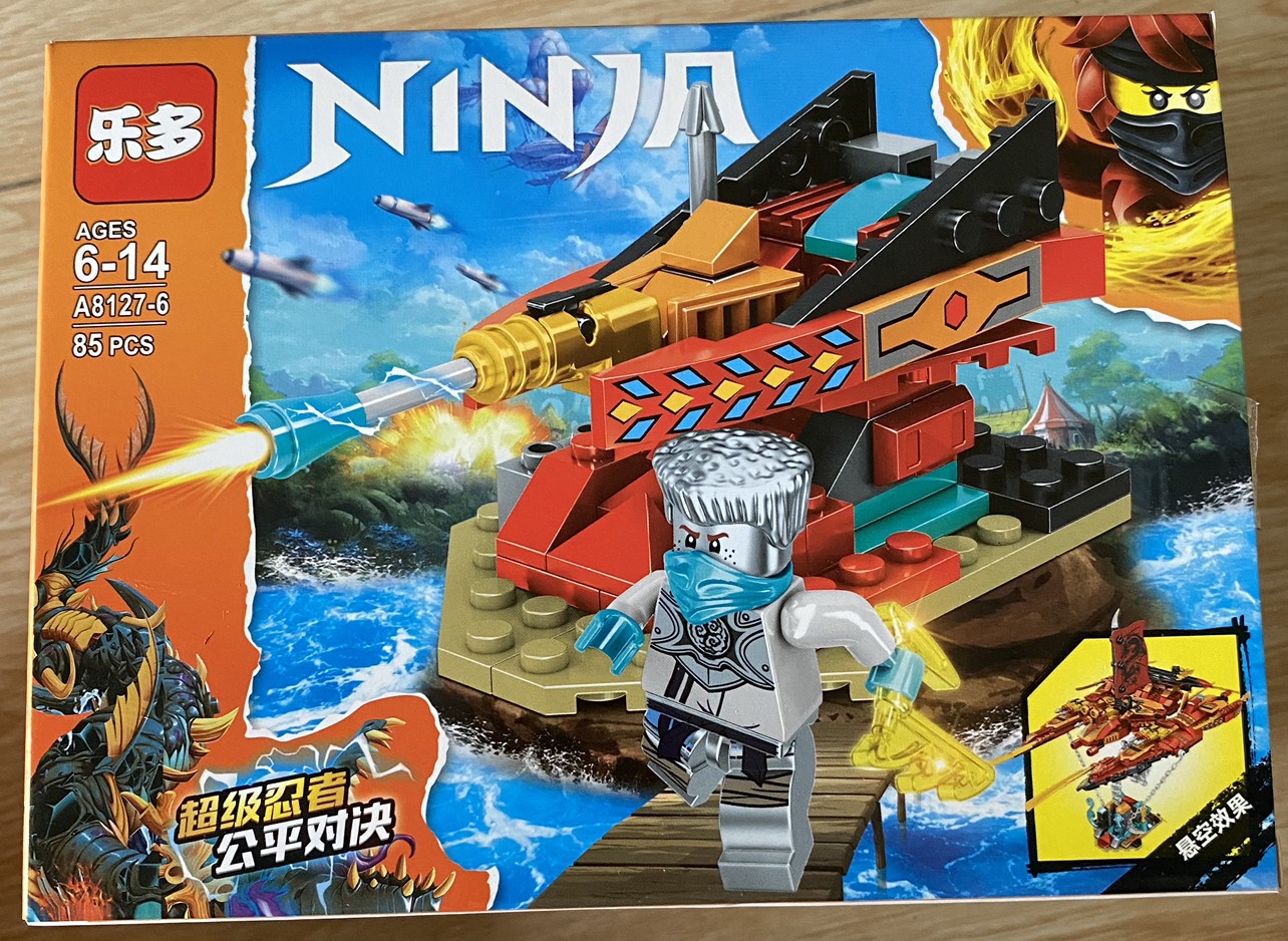 Bộ lắp ghép Non-Lego Ninja robot mẫu A8127