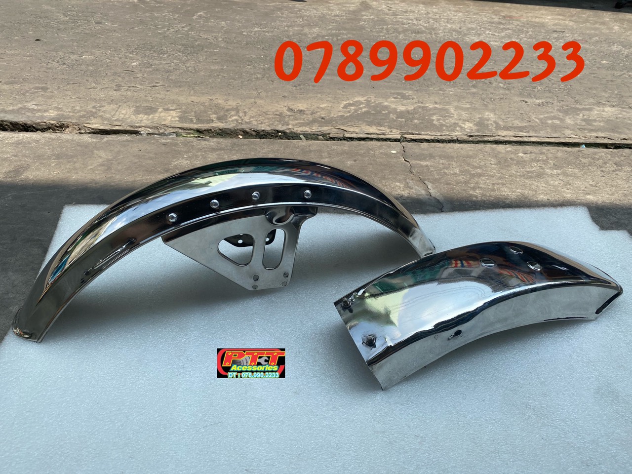 CẶP DÈ TRƯỚC - SAU XE WIN 100 INOX