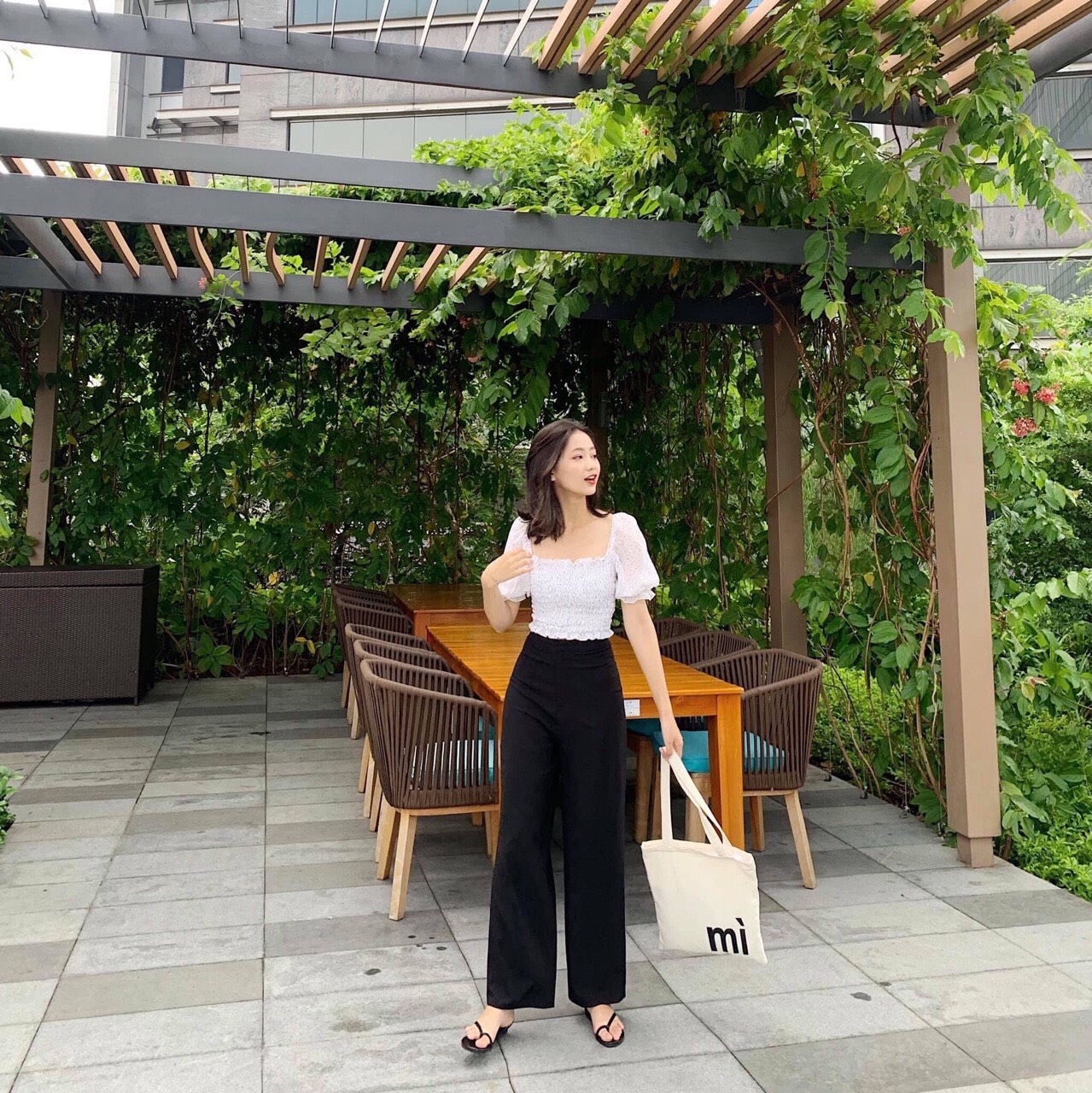 SET BỘ QUẦN SUÔNG+ÁO BẸT VAI NHÚNG🔥