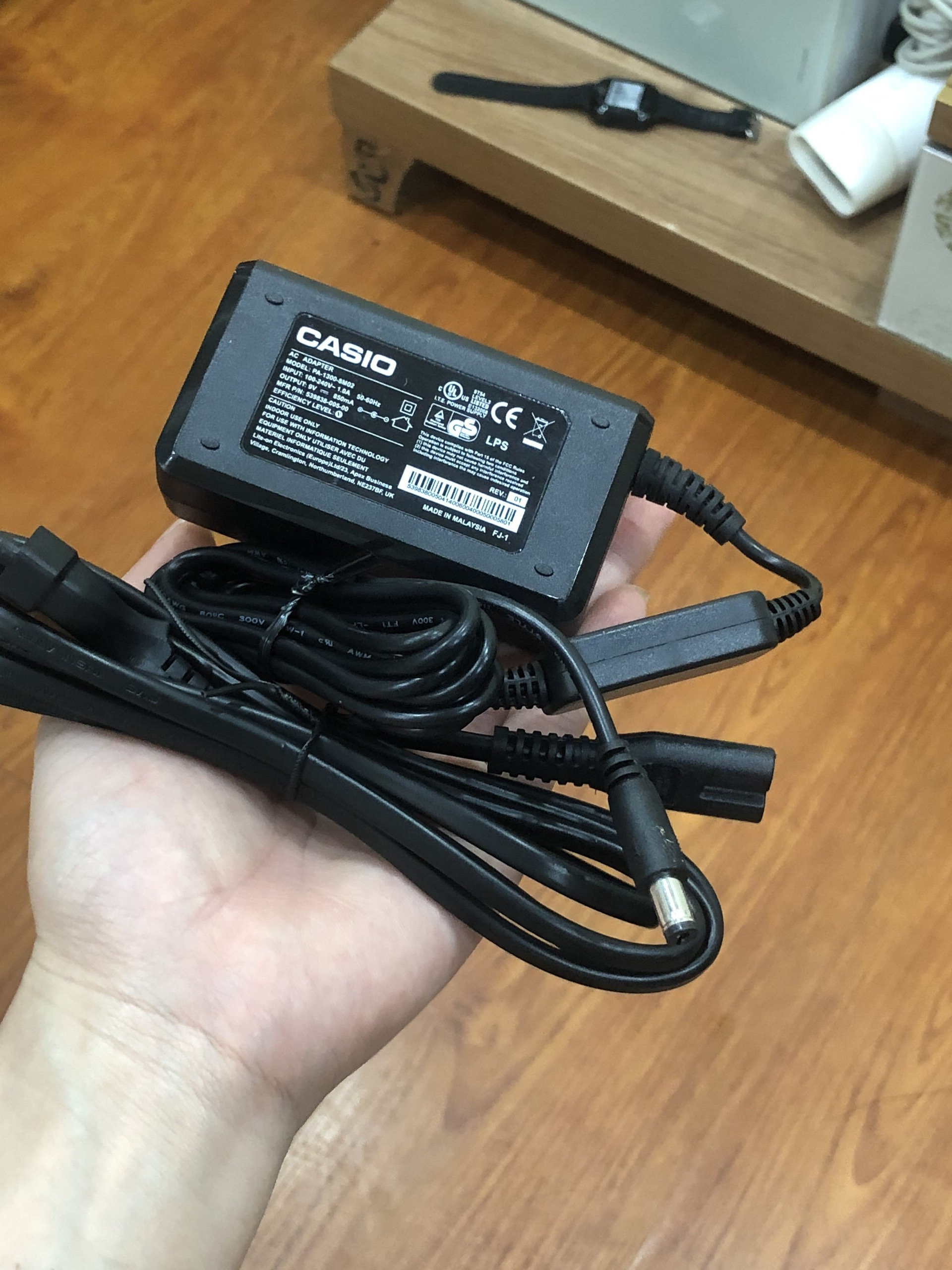 nguồn adapter cho đàn casio CT-700 CT-770 (dây nguồn casio 9v)