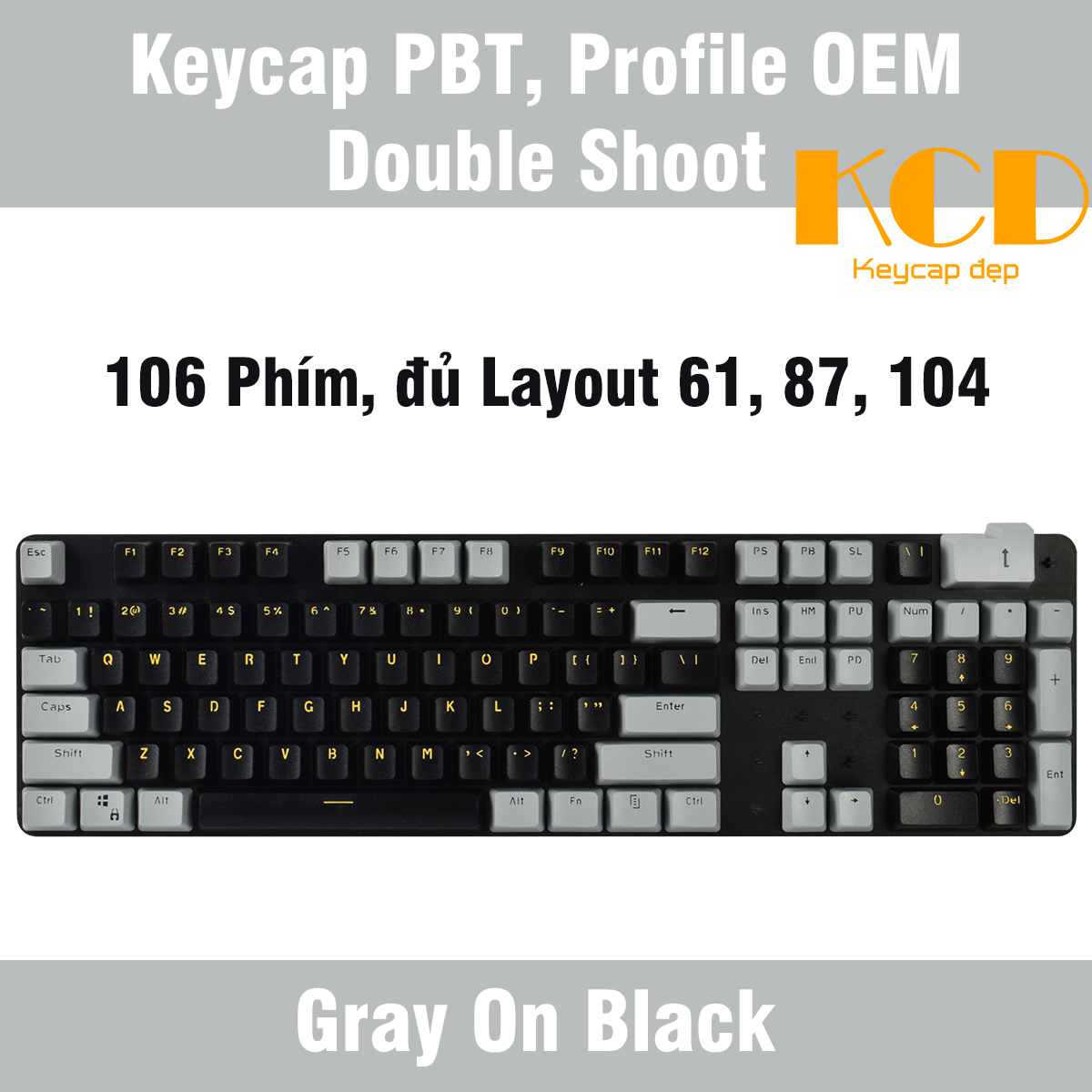 Keycap PBT doubleshot, keycaps for mechanical keyboard