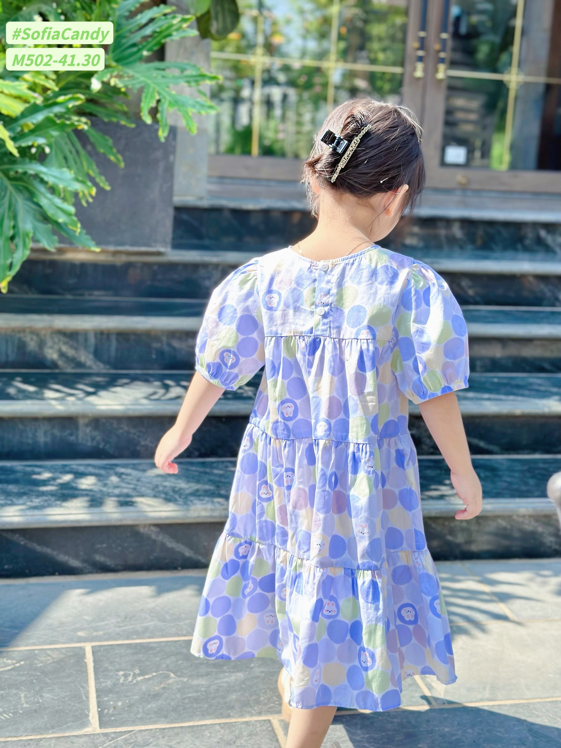 ĐẦM BABYDOLL BI GẤU XANH SOFIA CANDY