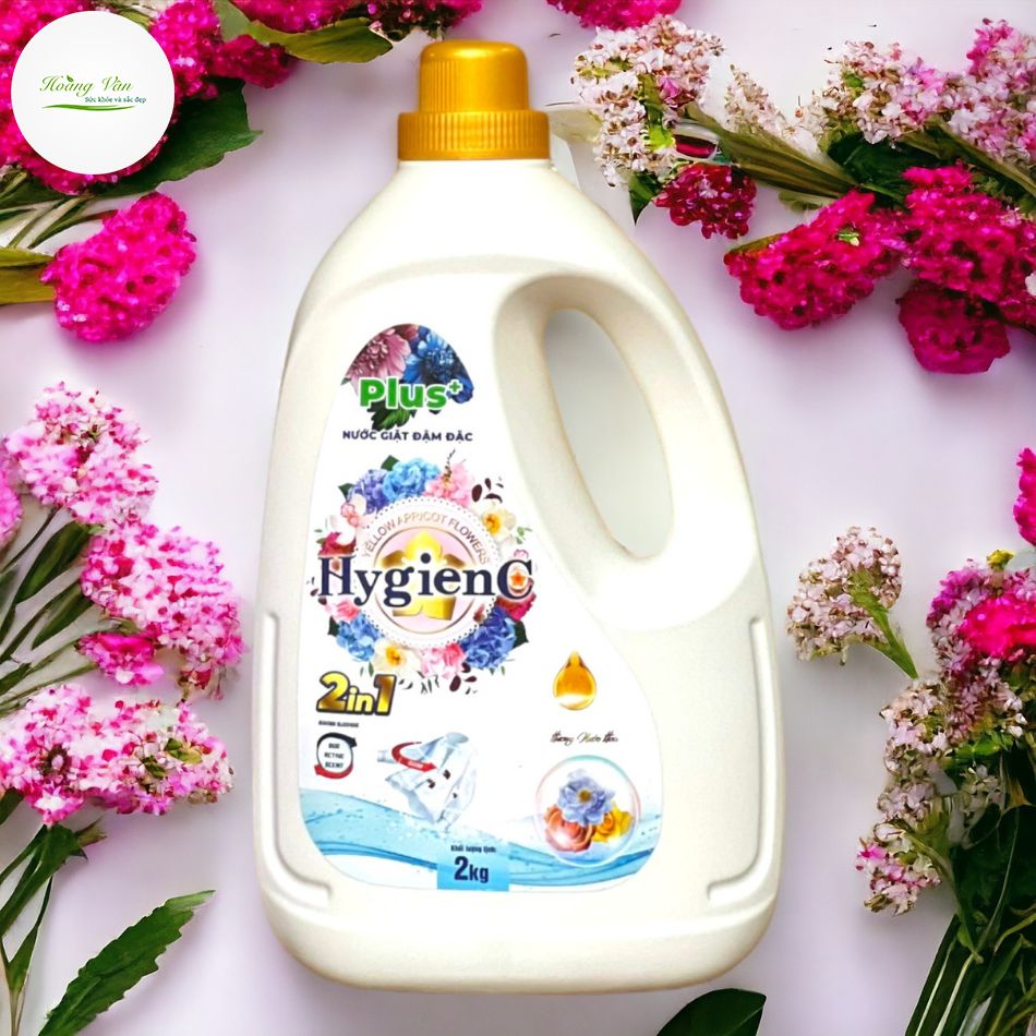 Nước giặt đậm đặc hương nước hoa HyGienC Plus - Chai 2kg