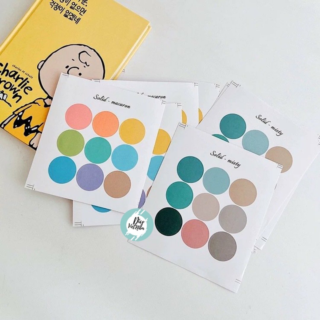 [HCM]STICKER 9 DOT TRÒN