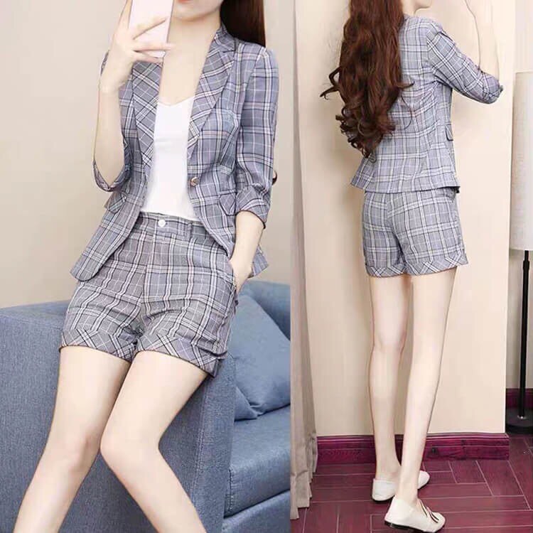 Sét áo vest nữ cao cấp kèm quần và áo hai dây, 3 món, sang trọng, thanh lịch, thời trang, chất liệu mát mẻ ,phù hợp đi tiệc đi du lịch đi chơi đều rất sang trọng Lz01651