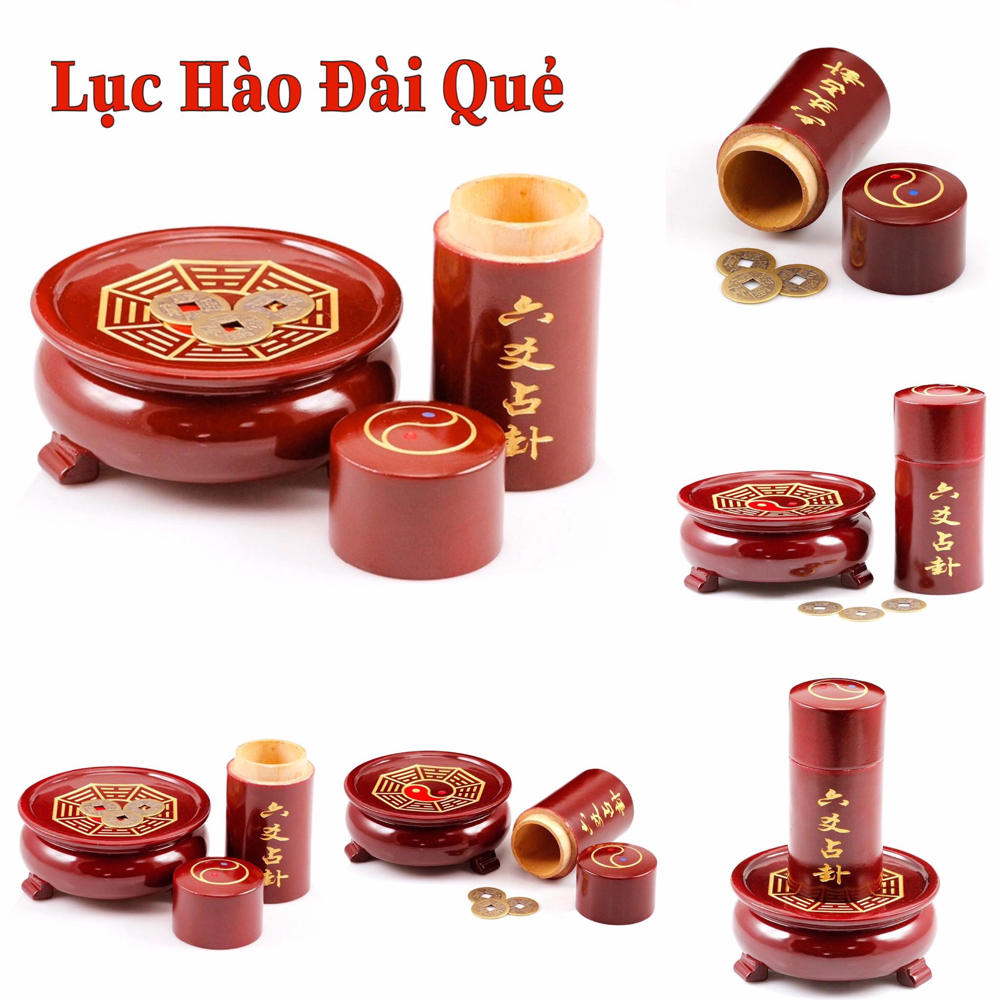 Đài Lục Hào gieo quẻ âm dương cỡ đại 11cm