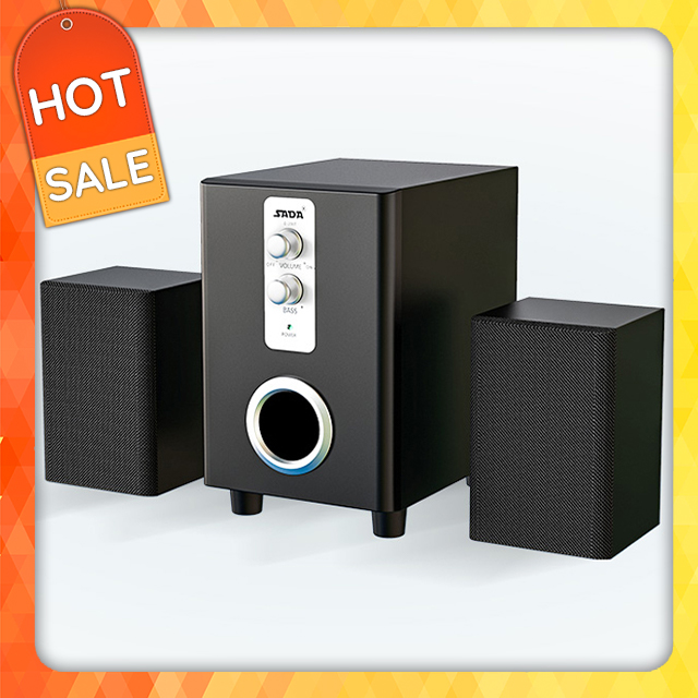 { HOT } Bộ 3 Loa Siêu Trầm Bluetooth Gaming SADA D-200T Dùng Cho Máy Vi Tính PC, Laptop, Tivi