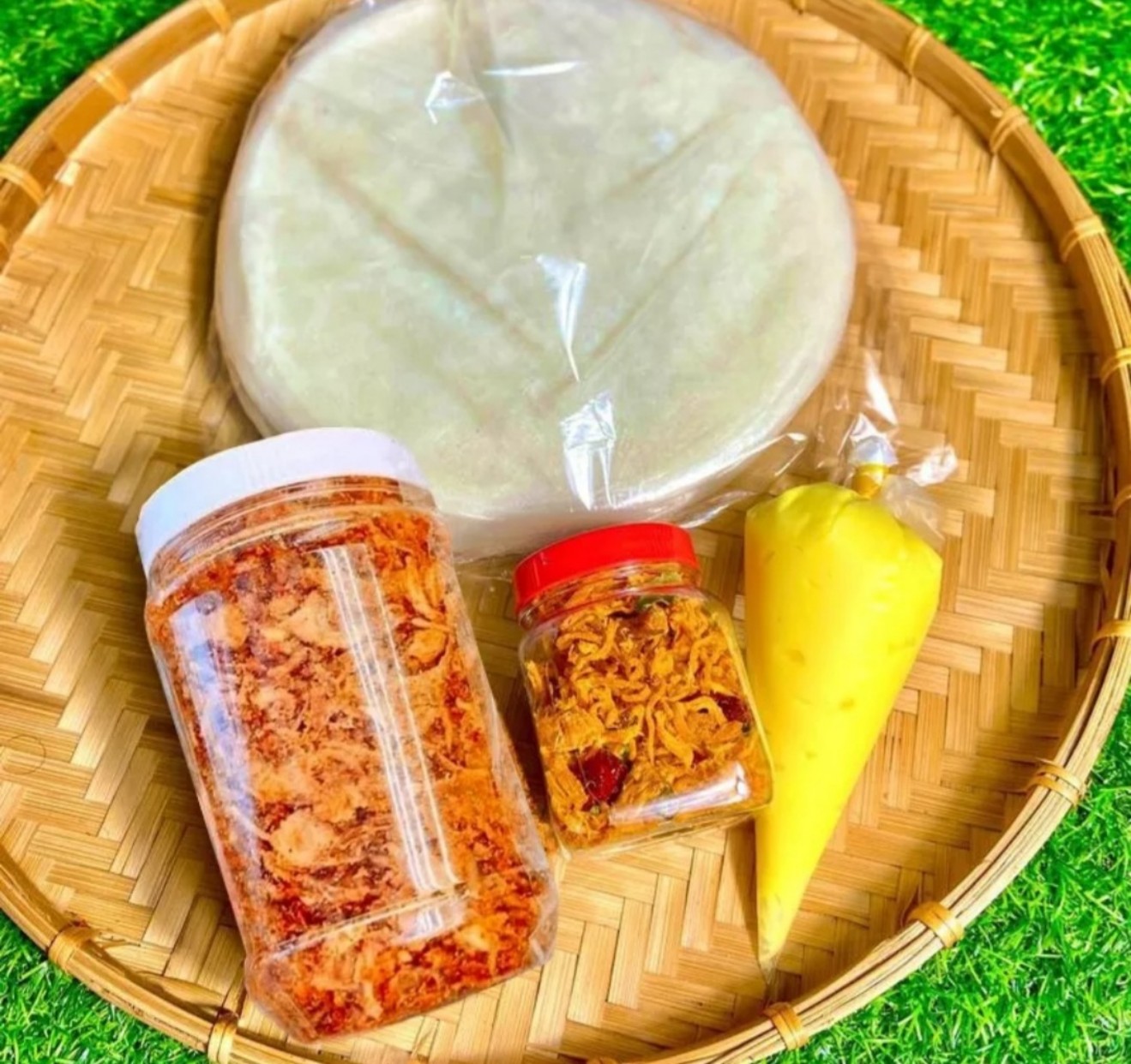 combo 500g bánh trang, 500g hành phi, 500g bơ