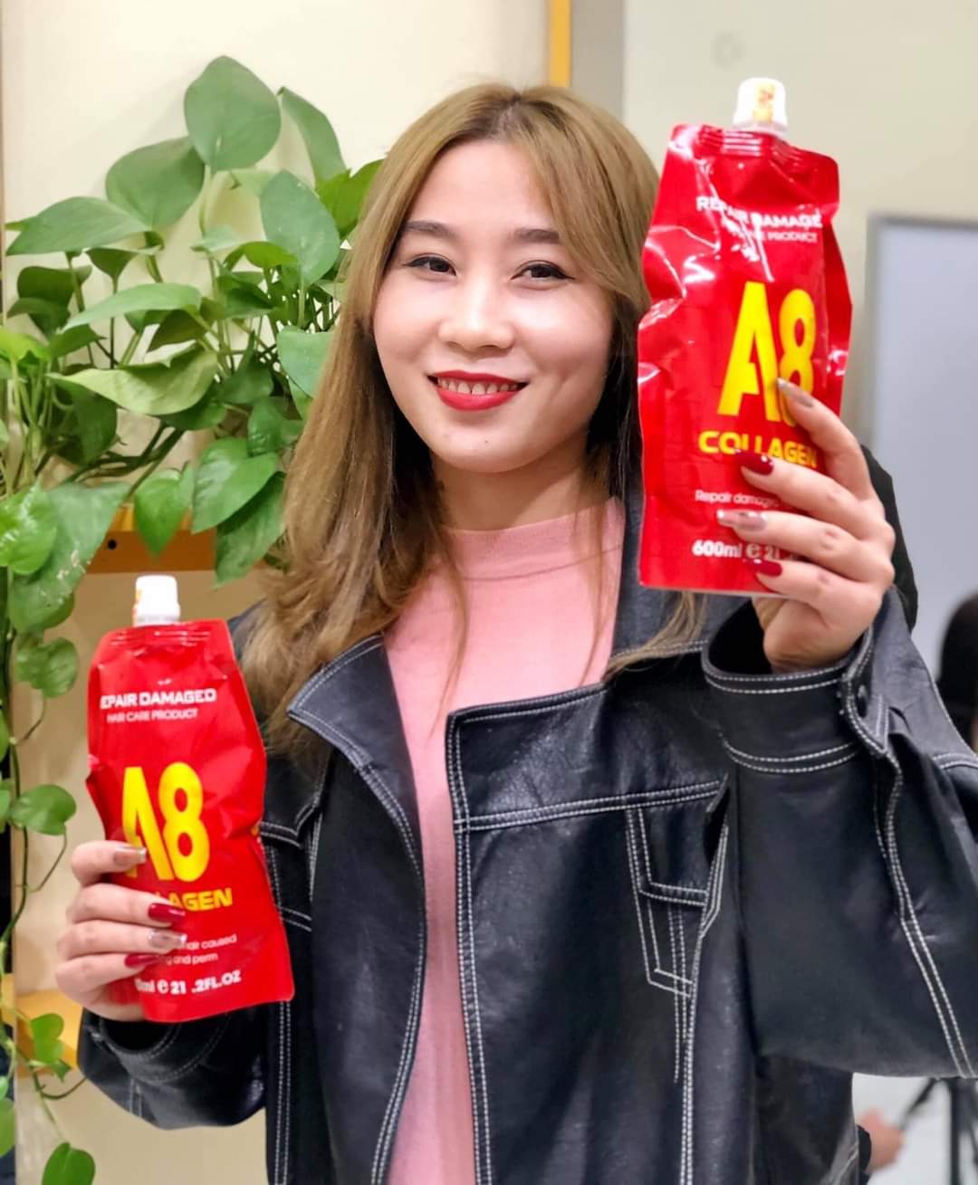 Hấp phục hồi tóc hư tổn COLLAGEN A8 CAO CẤP