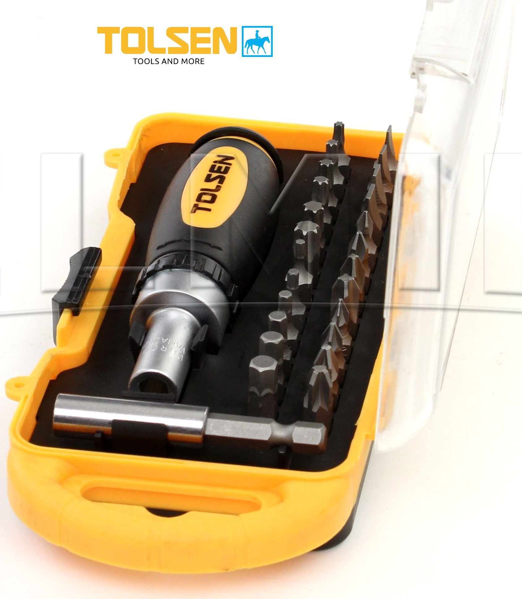 Bộ 26 đầu vít các loại đa năng bits set TOLSEN 20034
