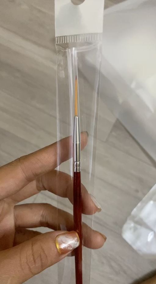 Cọ vẽ nét cán gỗ ( đủ 3 số 1-2-3 ), Cọ vẽ móng nail trang trí chuyên dụng