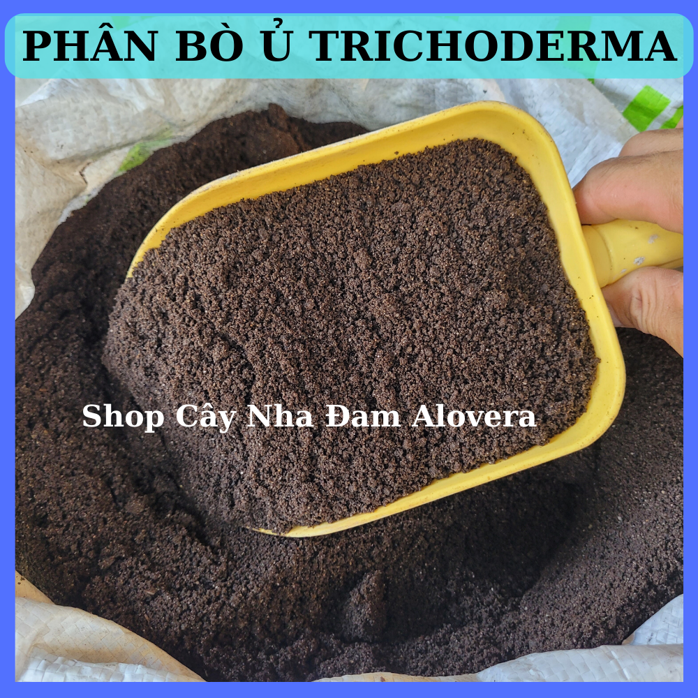 Phân Bò Đã Qua Xử Lý ( ủ Trichoderma 1kg) Chuyên Rau Sạch Cây Cảnh