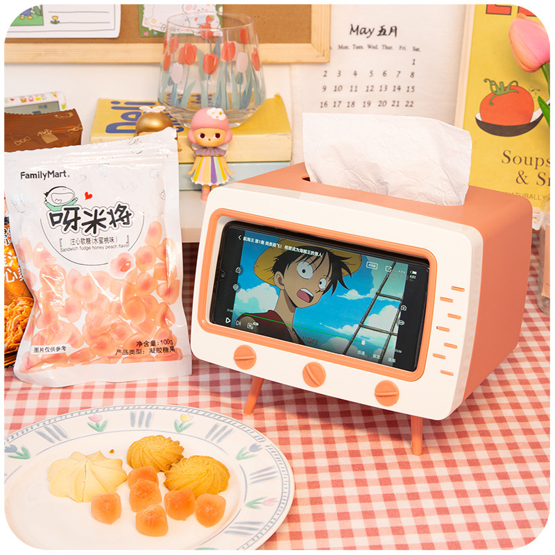 Hộp đựng giấy hình tv