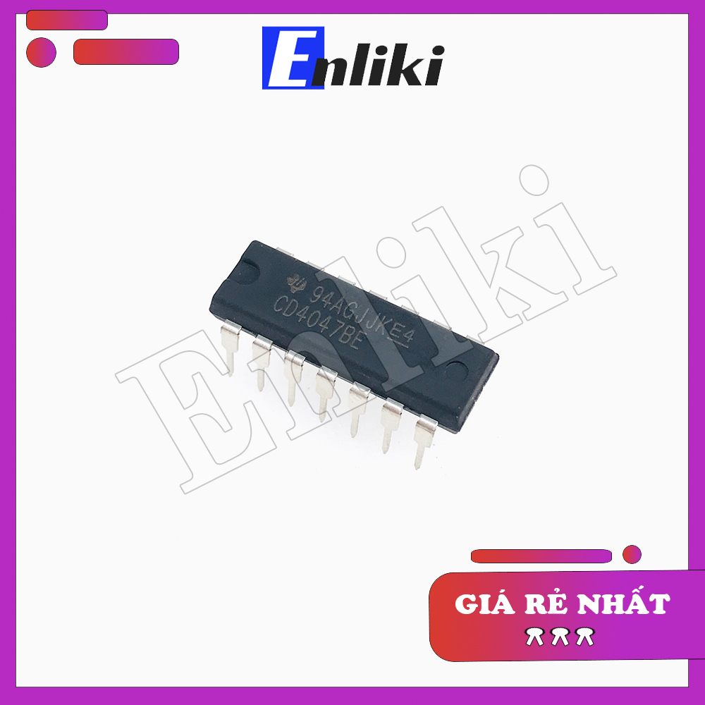 4047 ic dao dộng CD4047 - DIP14 chân cắm