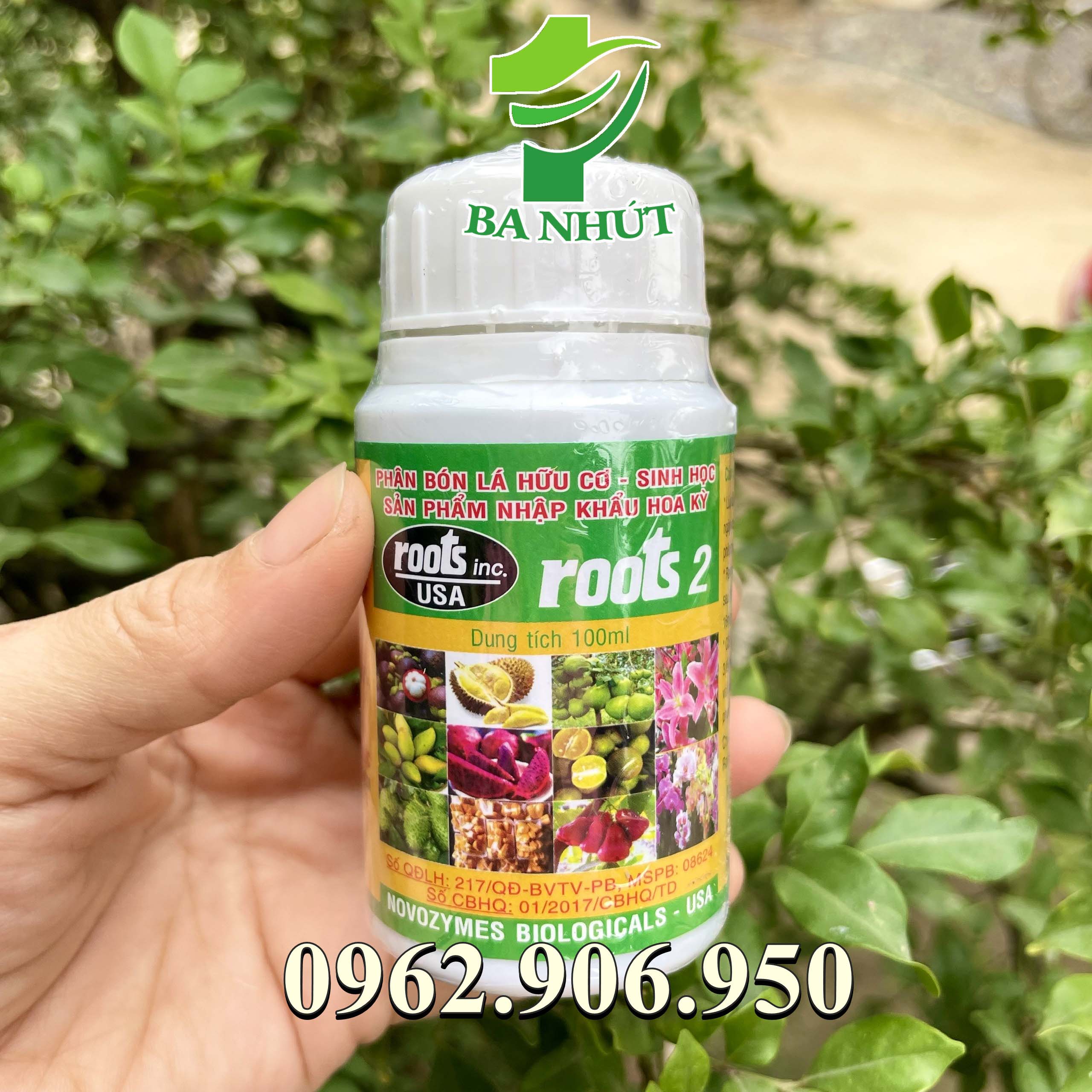 Phân Bón Lá Cao Cấp Kích Ra Rễ ROOTS 2 Hoa Kỳ (100ml)