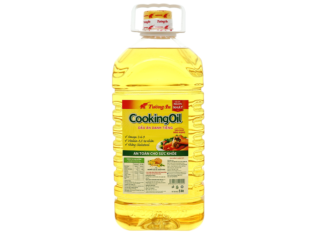 Dầu ăn cao cấp Tường An can 5l