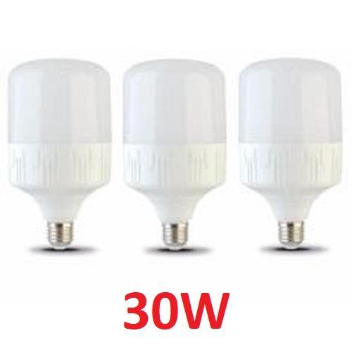 Sỉ-Bộ 3 bóng đèn led 30W tiết kiệm điện. Bảo hành: 12 Tháng Lỗi đổi mới Tiết kiệm điện hơn so với các loại bóng compact