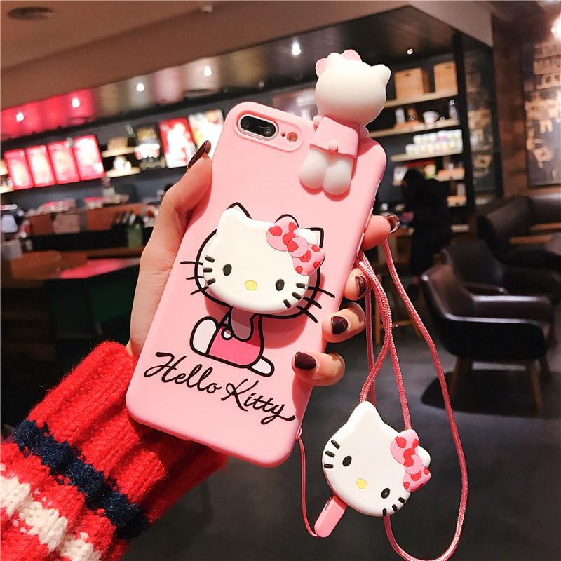 ỐP LƯNG IPHONE HÌNH HELLO KITY ( Tặng Dây Đeo Tay Kèm POP ) 6/6s/6plus/7/8s /7plus/8plus/X/Xs/XsMax
