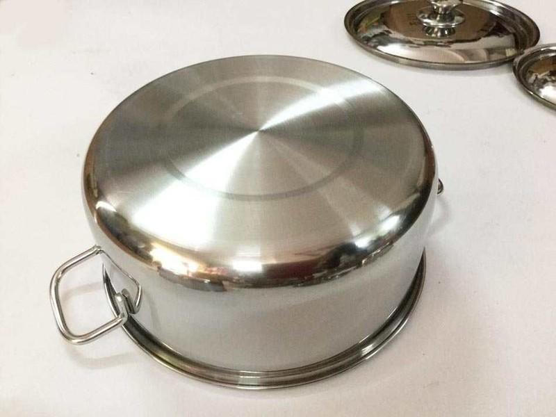 Bộ 3 Nồi INOX Sharp Dùng Được Cho Bếp Từ