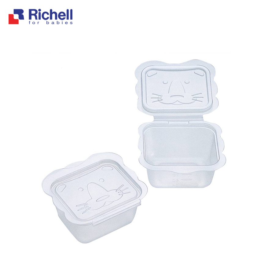 [HCM]Bộ chia thức ăn 100ml 8c Richell GRB138