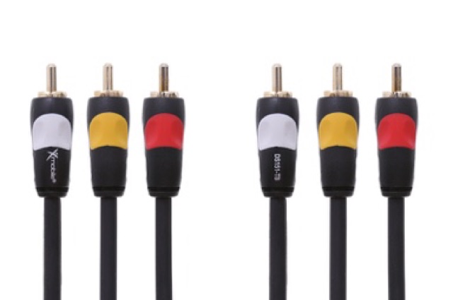 Cáp Audio 3RCA 2m Xmobile DS149-DS151
