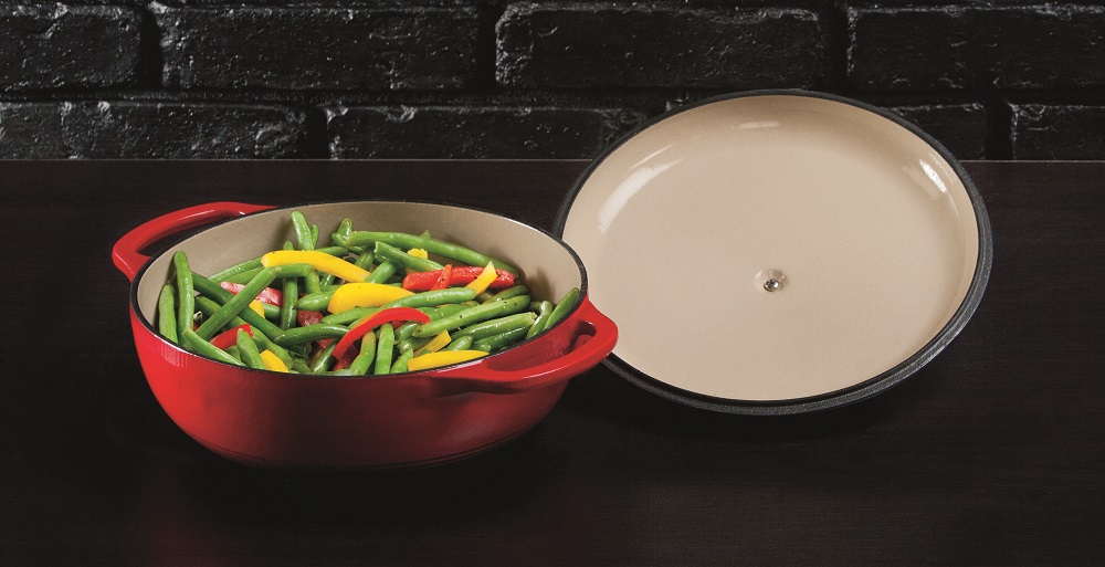 Lodge - Ceramic dutch oven - Red - 1.5L