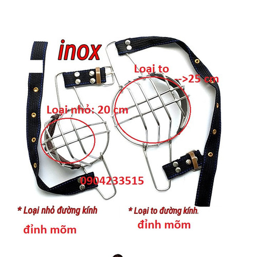 Rọ mõm chó bằng Innox- ,cuongfuwa shop